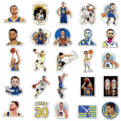 Stickers Stephen Curry Pack de Stickers Tresor Otaku