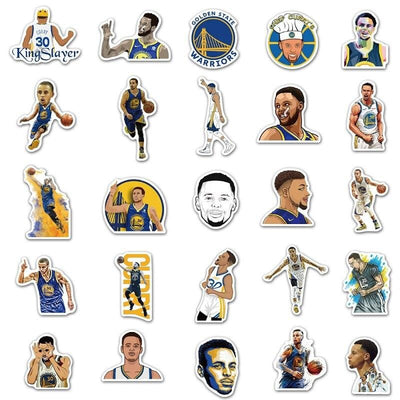 Stickers Stephen Curry Pack de Stickers Tresor Otaku
