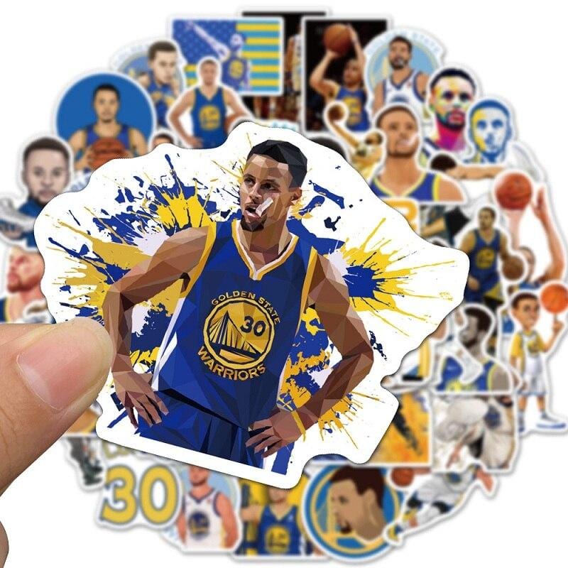 Stickers Stephen Curry Pack de Stickers Tresor Otaku