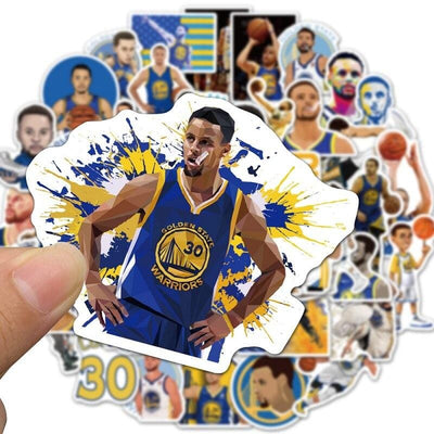 Stickers Stephen Curry Pack de Stickers Tresor Otaku