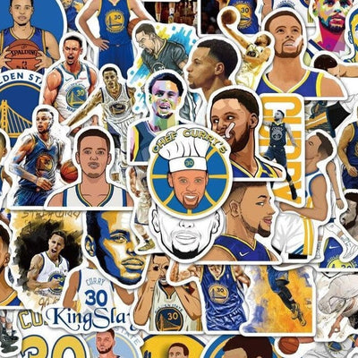 Stickers Stephen Curry Pack de Stickers Tresor Otaku