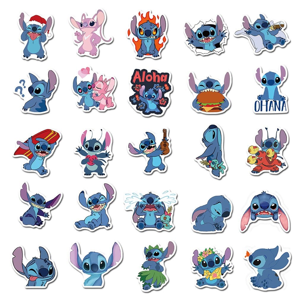 Stickers Stitch Pack de Stickers Tresor Otaku