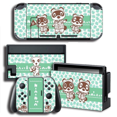 Stickers Switch Animal Crossing Vert Stickers Nintendo Switch Tresor Otaku