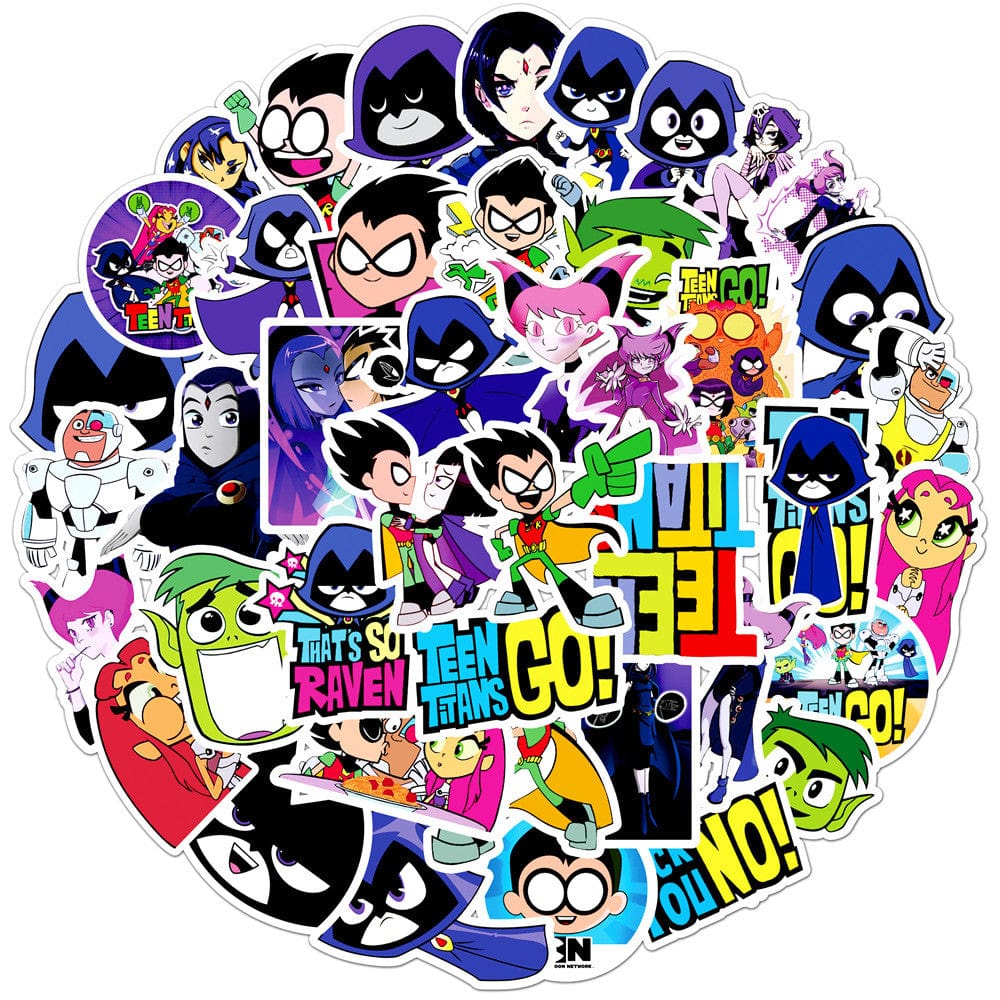 Stickers Teen Titans Pack de Stickers Tresor Otaku