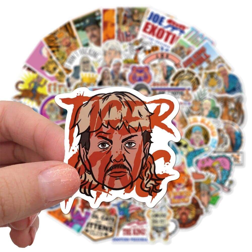 Stickers Tiger King Pack de Stickers Tresor Otaku