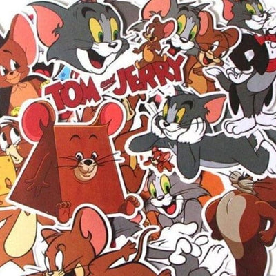 Stickers Tom & Jerry <br> (Pack de 17) Pack de Stickers Tresor Otaku