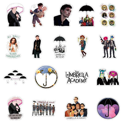 Stickers Umbrella Academy Pack de Stickers Tresor Otaku