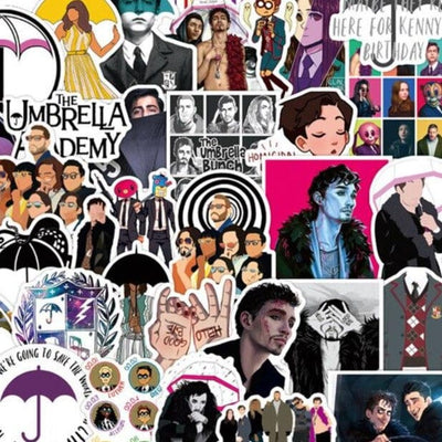 Stickers Umbrella Academy Pack de Stickers Tresor Otaku