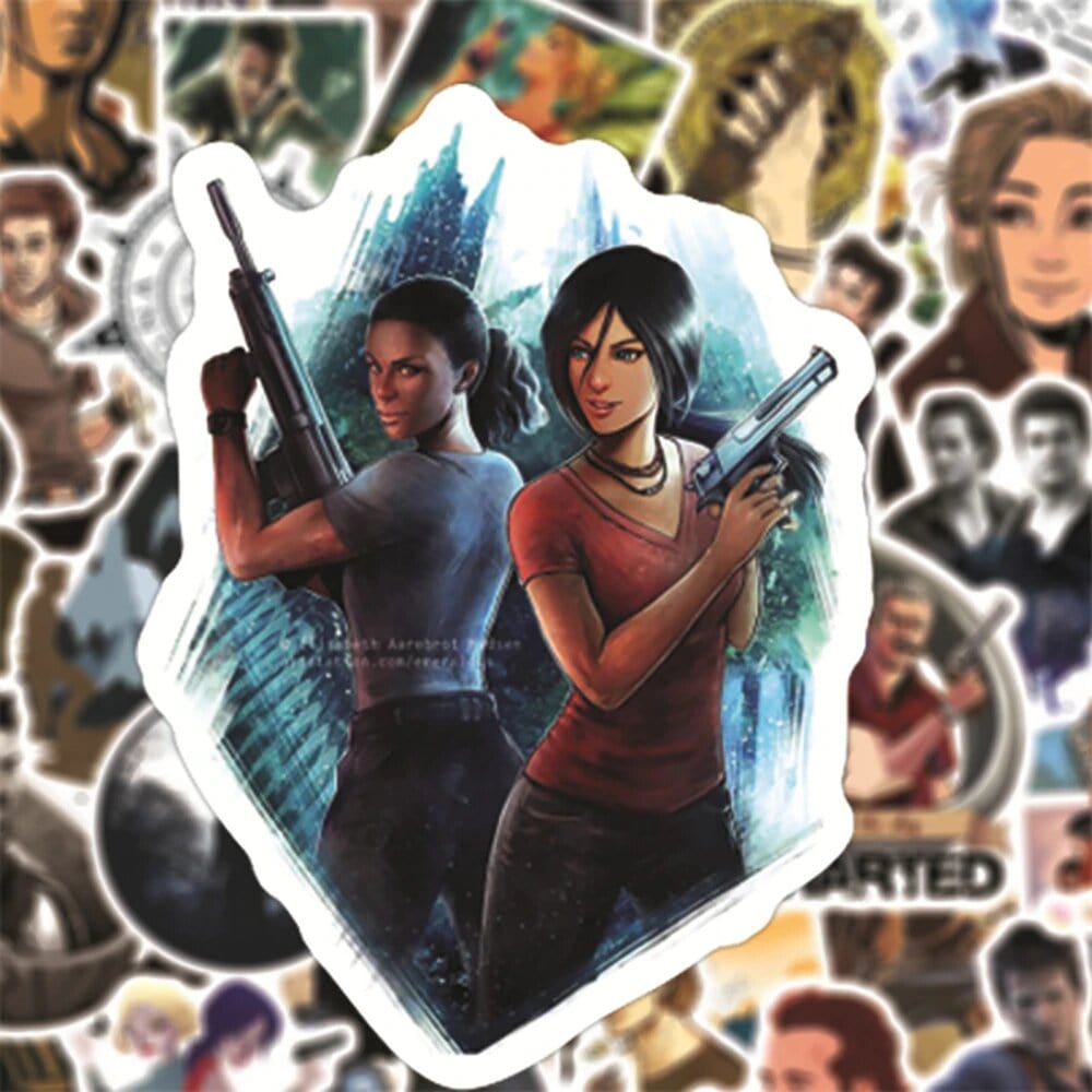 Stickers Uncharted Pack de Stickers Tresor Otaku