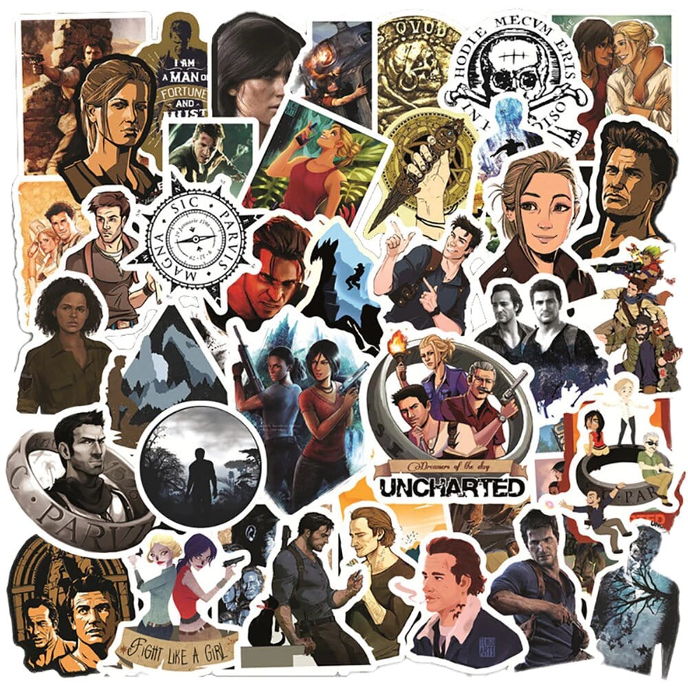 Stickers Uncharted Pack de Stickers Tresor Otaku
