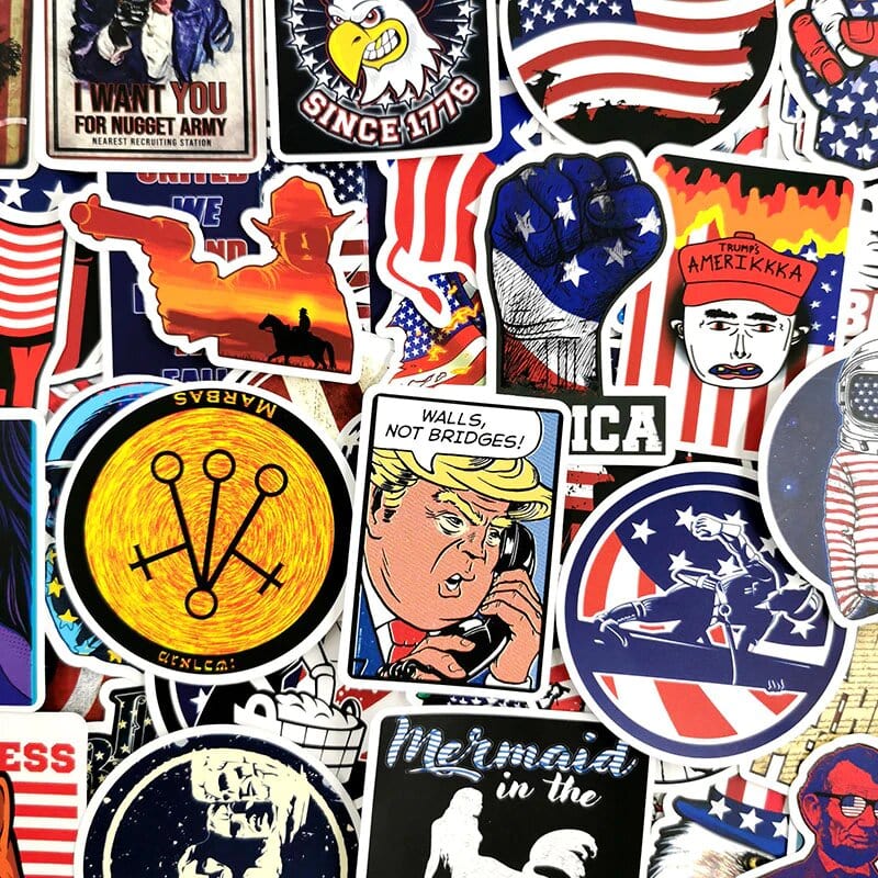 Stickers USA Pack de Stickers Tresor Otaku