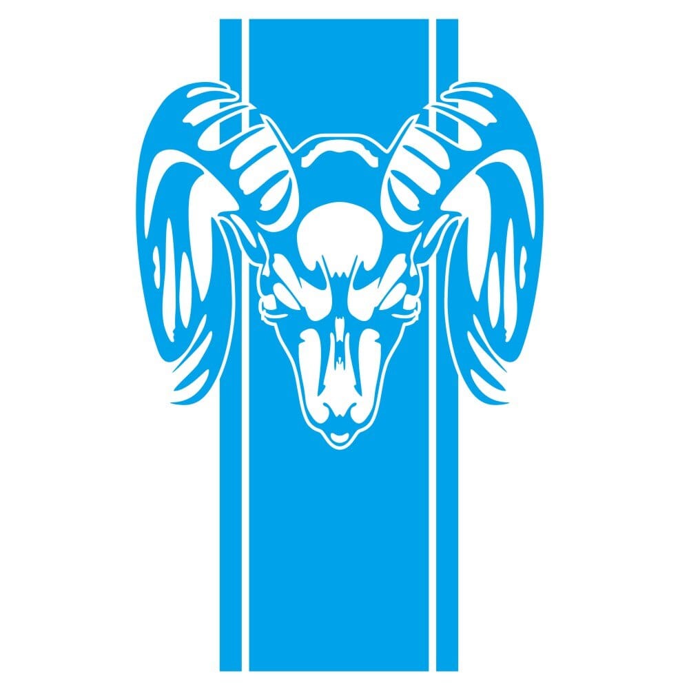 Stickers Van<br>Buffle Bleu Tresor Otaku
