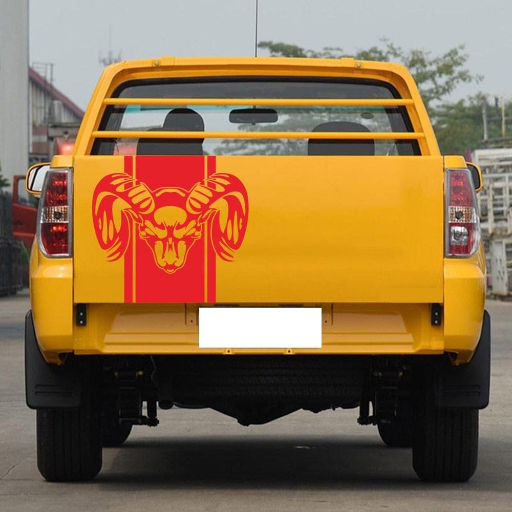 Stickers Van<br>Buffle Rouge Tresor Otaku