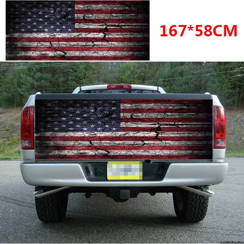 Stickers Van<br>Drapeau Américain Tresor Otaku
