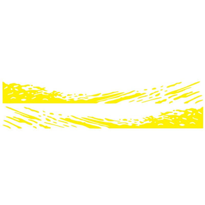 Stickers Van<br>Éclaboussures Jaune Tresor Otaku