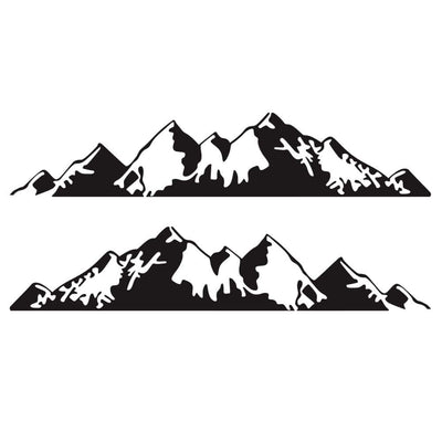 Stickers Van Latéral Montagnes
