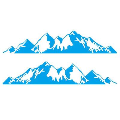 Stickers Van Latéral Montagnes