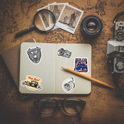 Stickers Vintage<br> Automobile (50 pcs) Stickers Vintage Tresor Otaku
