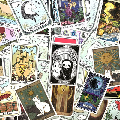 Stickers Vintage<br> Tarot (60 pcs) Stickers Vintage Tresor Otaku