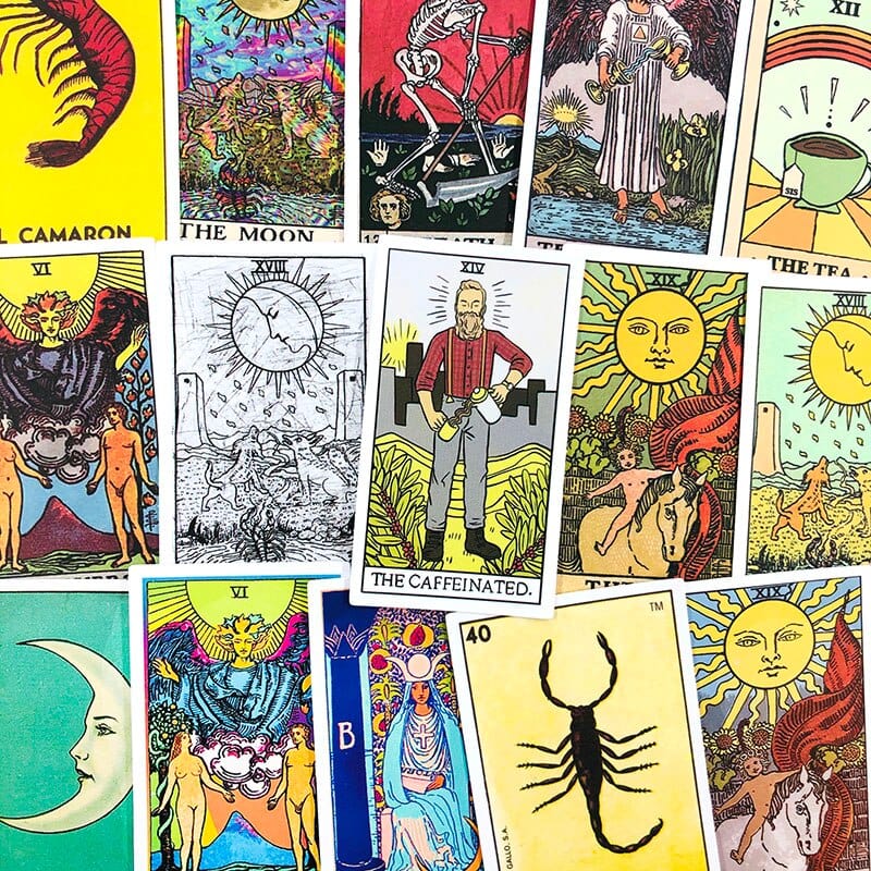 Stickers Vintage<br> Tarot Mat (60 pcs) Stickers Vintage Tresor Otaku