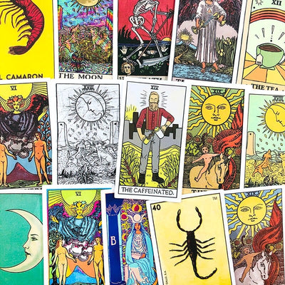 Stickers Vintage<br> Tarot Mat (60 pcs) Stickers Vintage Tresor Otaku