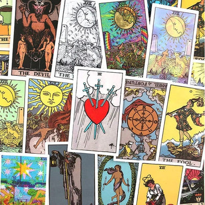 Stickers Vintage<br> Tarot Mat (60 pcs) Stickers Vintage Tresor Otaku