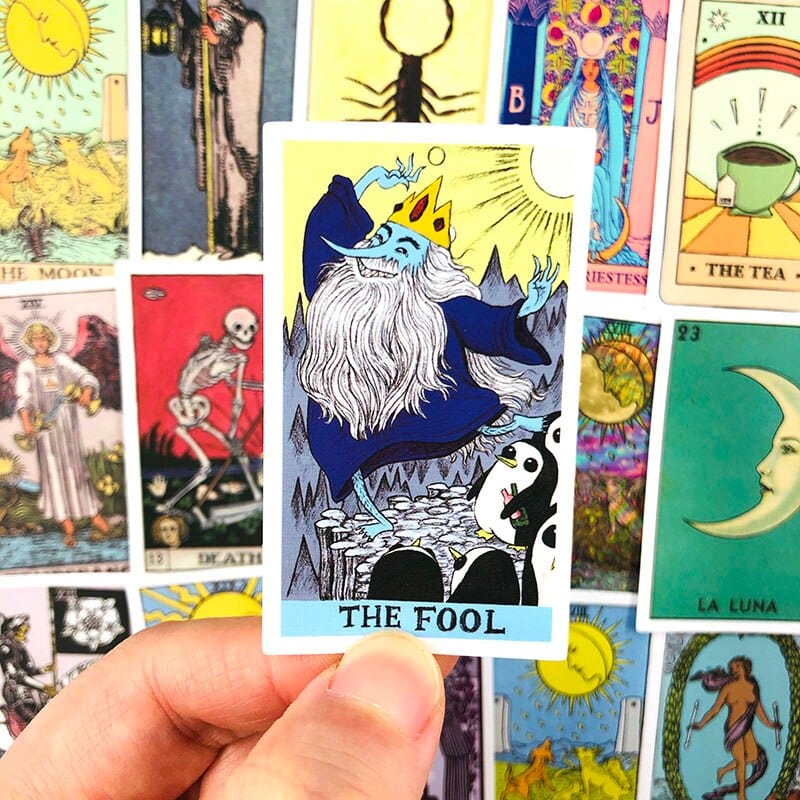 Stickers Vintage<br> Tarot Mat (60 pcs) Stickers Vintage Tresor Otaku