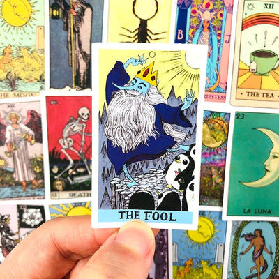 Stickers Vintage<br> Tarot Mat (60 pcs) Stickers Vintage Tresor Otaku