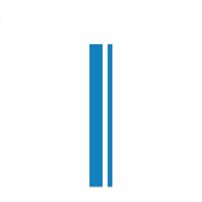 Stickers Voiture 2 Bandes Bleu Tresor Otaku