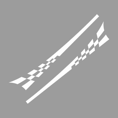 Stickers Voiture 220 x 25 cm Blanc Tresor Otaku