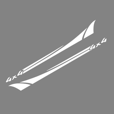 Stickers Voiture 4x4 Blanc Tresor Otaku