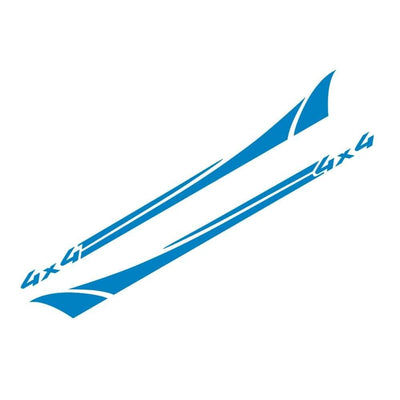 Stickers Voiture 4x4 Bleu Tresor Otaku