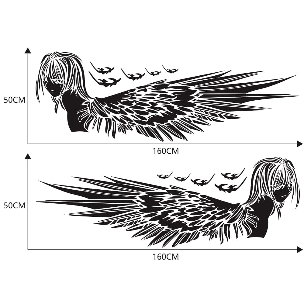 Stickers Voiture Ange Gardien Tresor Otaku