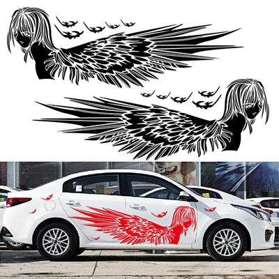 Stickers Voiture Ange Gardien Tresor Otaku
