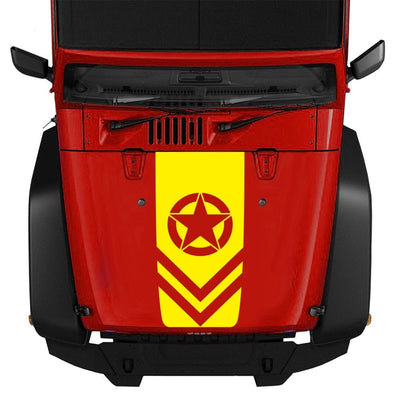 Stickers Voiture<br>Étoile Militaire Tresor Otaku