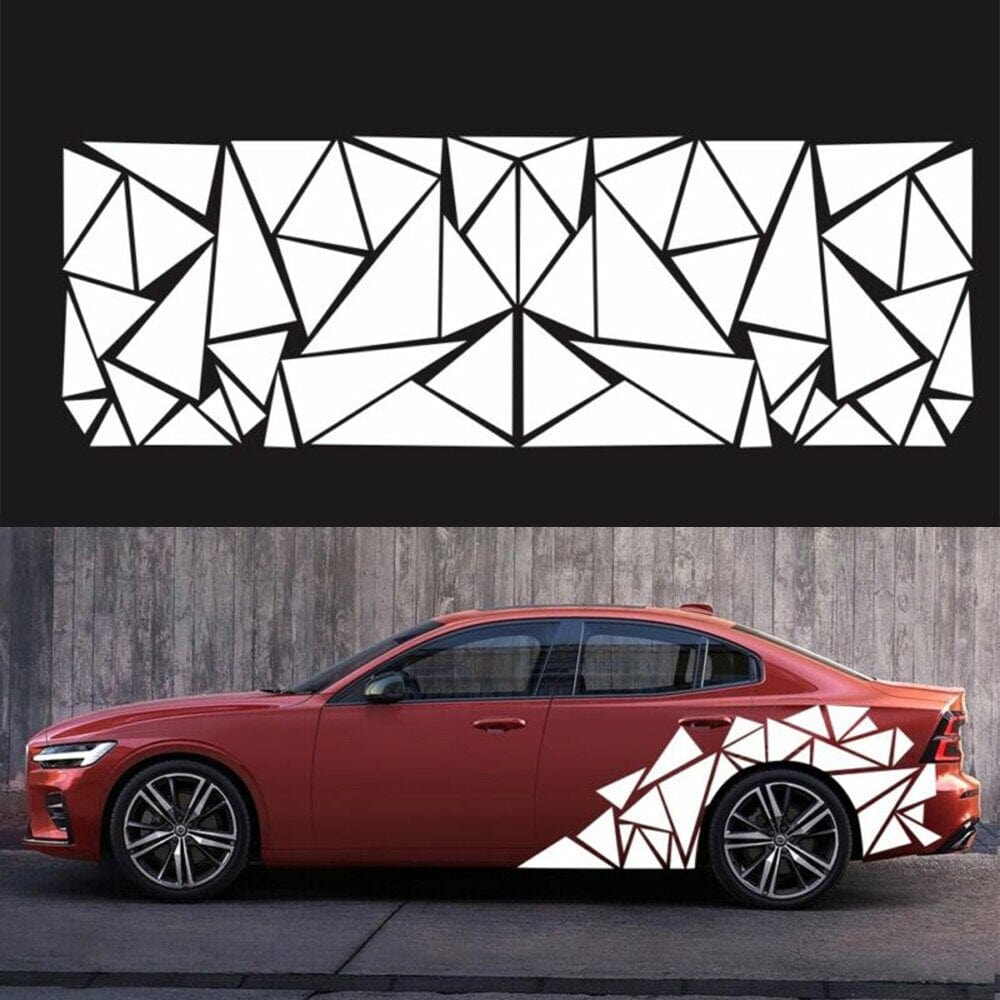 Stickers Voiture Décoratifs Blanc Tresor Otaku