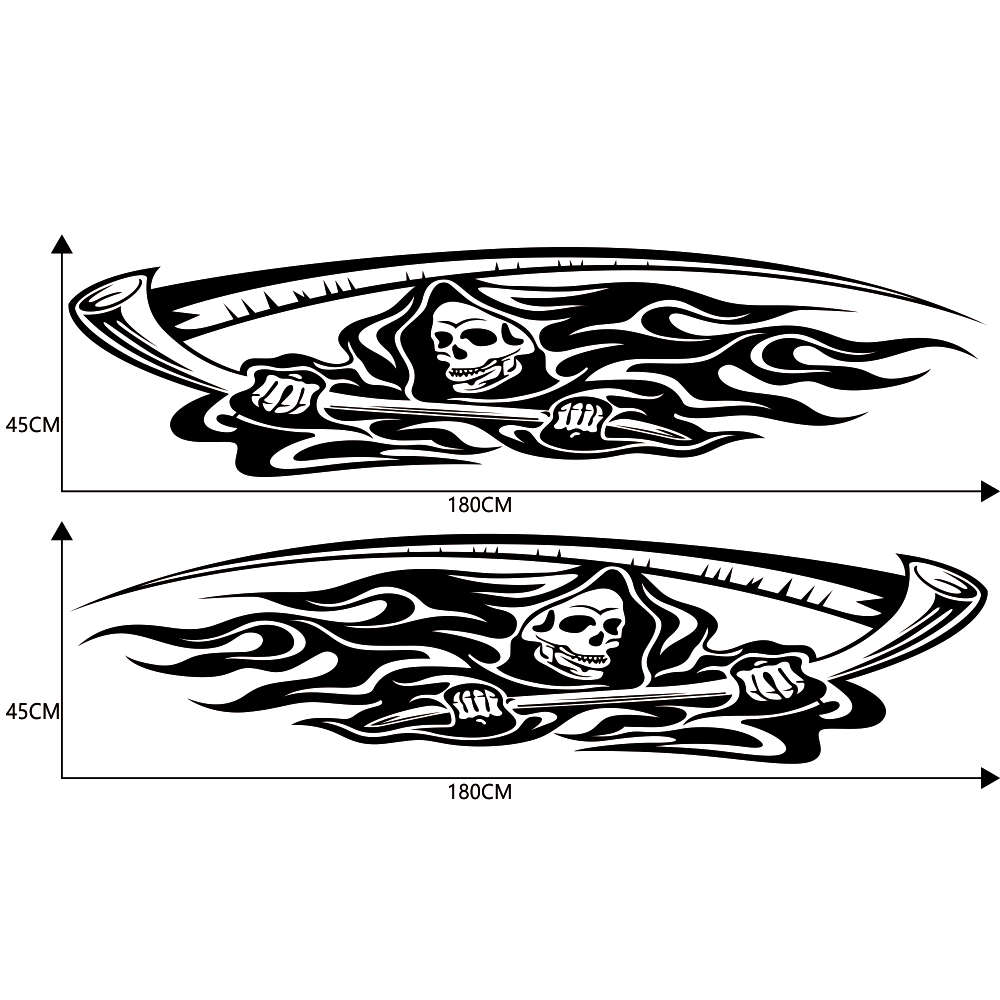 Stickers Voiture Faucheuse Tresor Otaku
