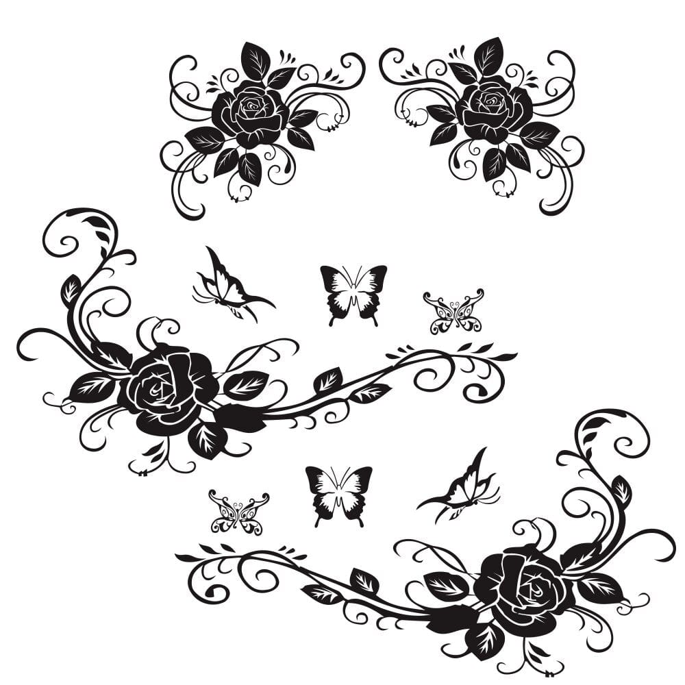 Stickers Voiture Fleurs