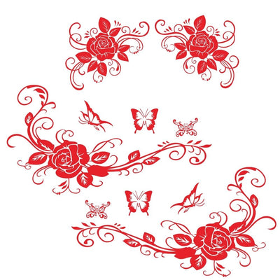 Stickers Voiture Fleurs