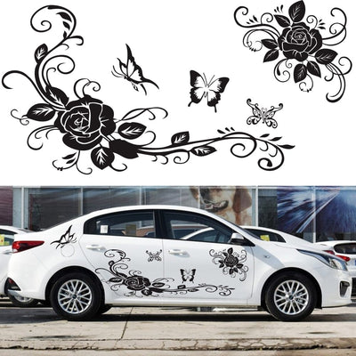 Stickers Voiture Fleurs