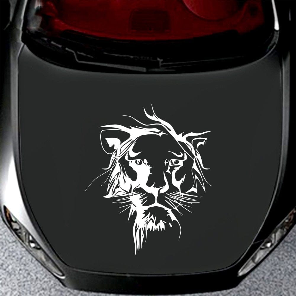 Stickers Voiture Lion Tresor Otaku