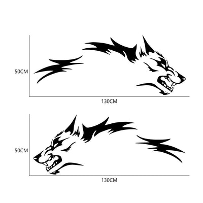 Stickers Voiture Loup Sauvage Tresor Otaku