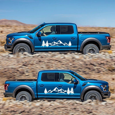 Stickers Voiture Montagne Tresor Otaku