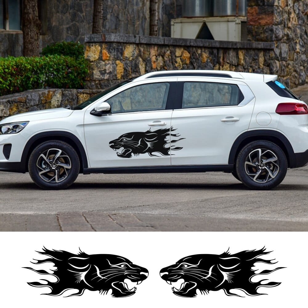 Stickers Voiture Panthère