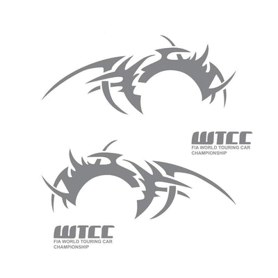 Stickers Voiture Sport Tuning Gris Tresor Otaku