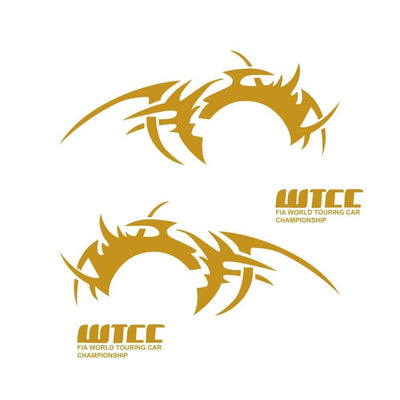 Stickers Voiture Sport Tuning Or Tresor Otaku