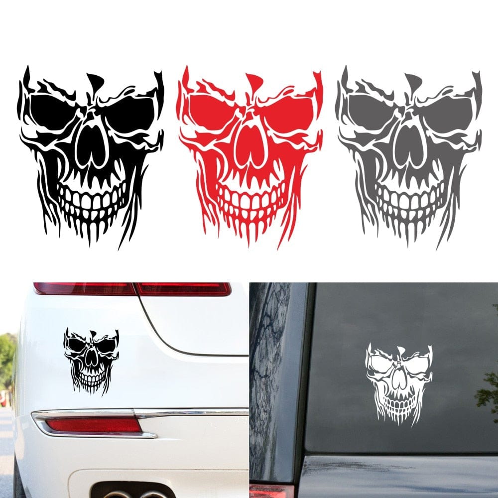 Stickers Voiture Tête de Mort