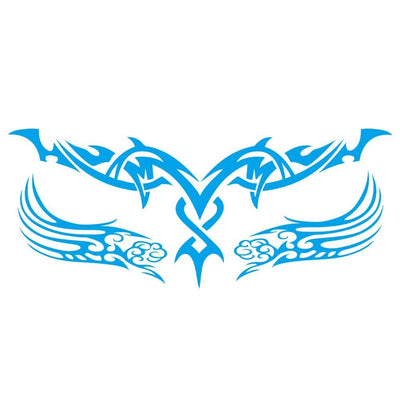 Stickers Voiture Tribal Bleu Tresor Otaku