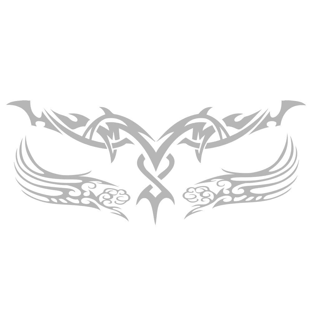 Stickers Voiture Tribal Gris Tresor Otaku