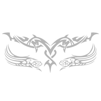 Stickers Voiture Tribal Gris Tresor Otaku